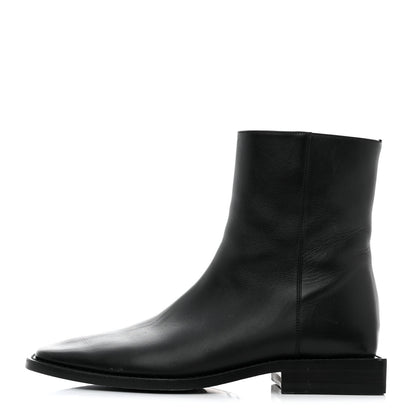 Balenciaga Calfskin Mens Soft Rim Ankle Booties 40.5 Black 1 of 9