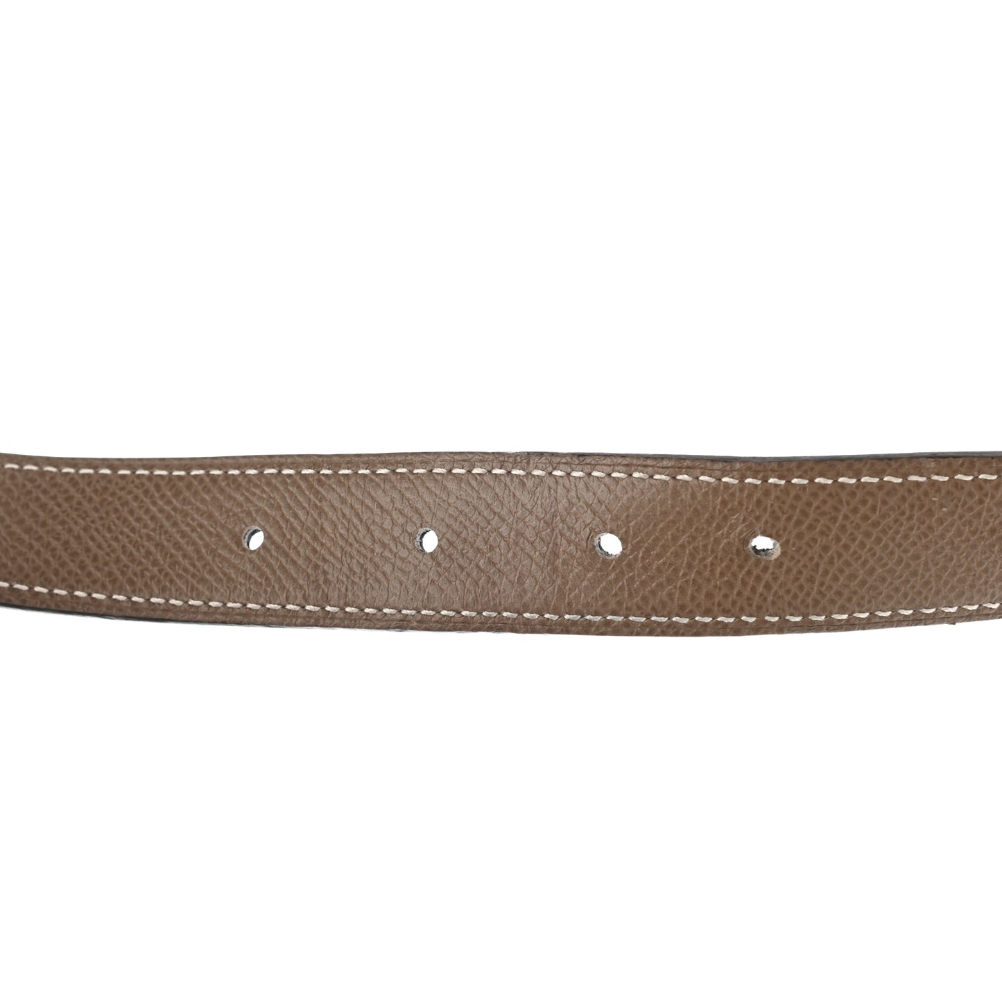 Swift Epsom 24mm Belt Strap 95 Black Etoupe