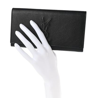 Saint Laurent Chevre Belle De Jour Flap Wallet Black 3 of 7