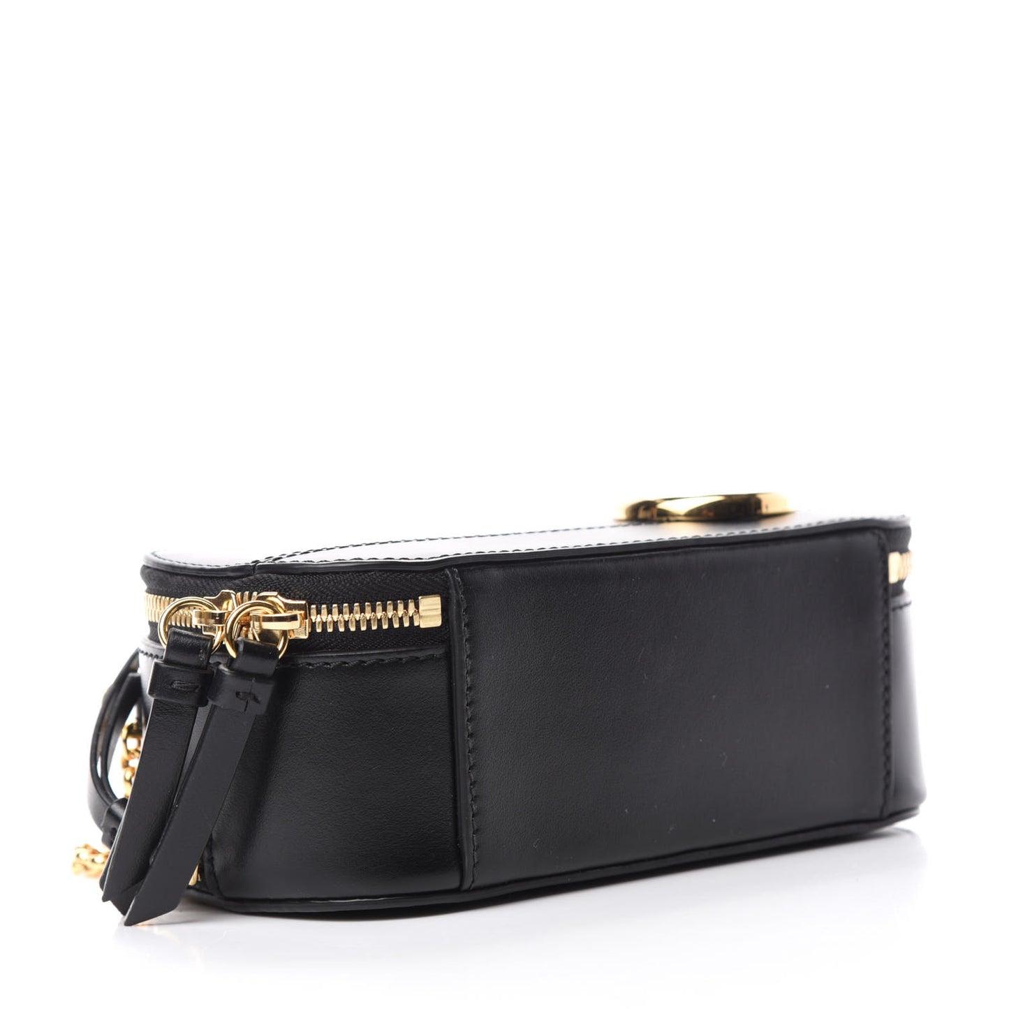 Calfskin Mini C Vanity Bag Black