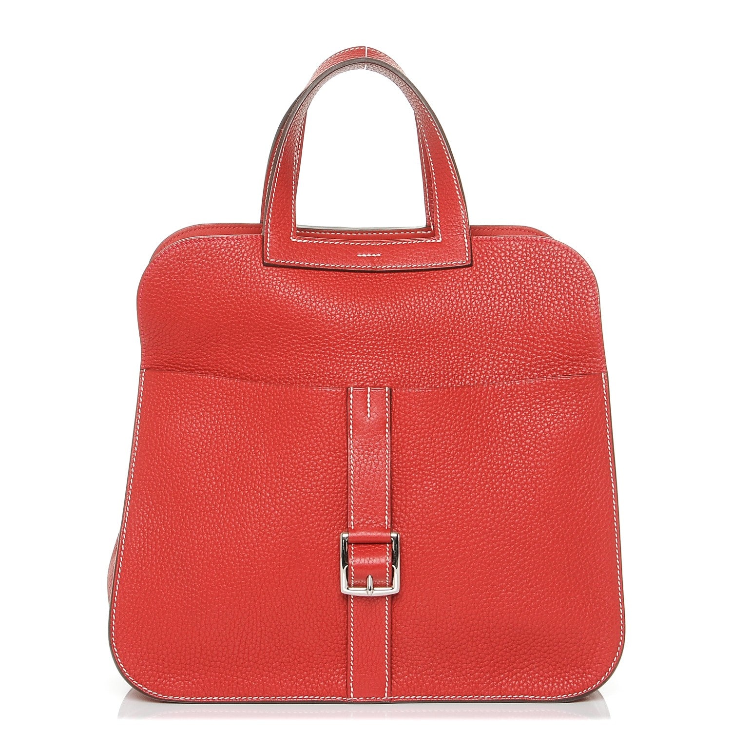 Hermes Taurillon Clemence Halzan 31 Rouge Casaque 1 of 7