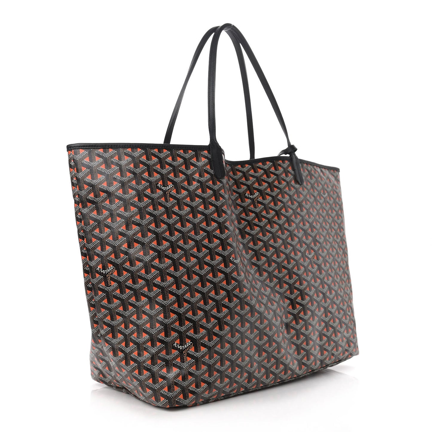 Goyardine Saint Louis Claire Voie GM Black Orange