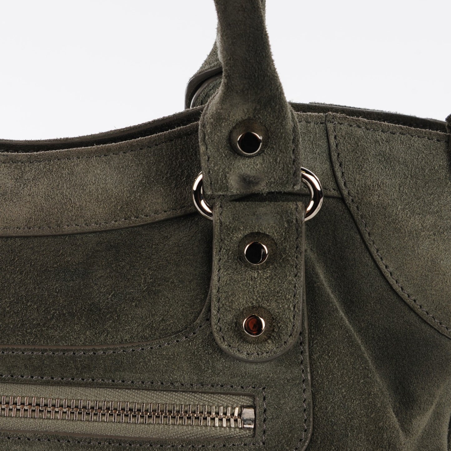 Baby Daim Suede Velo Gris Vison