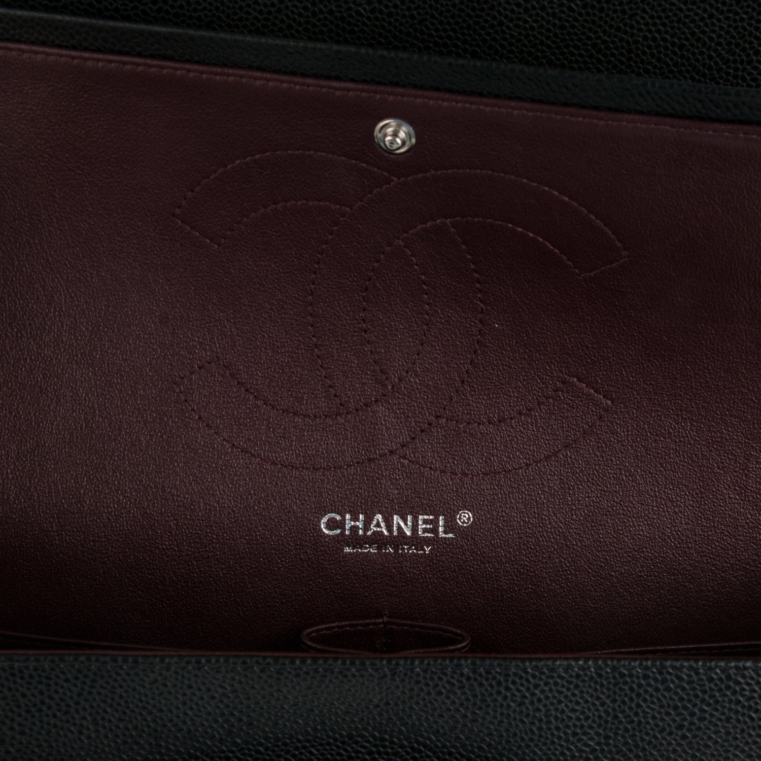 Chanel Caviar Quilted Jumbo Double Flap Black 7 of 8