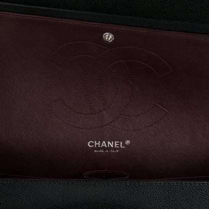 Chanel Caviar Quilted Jumbo Double Flap Black 7 of 8