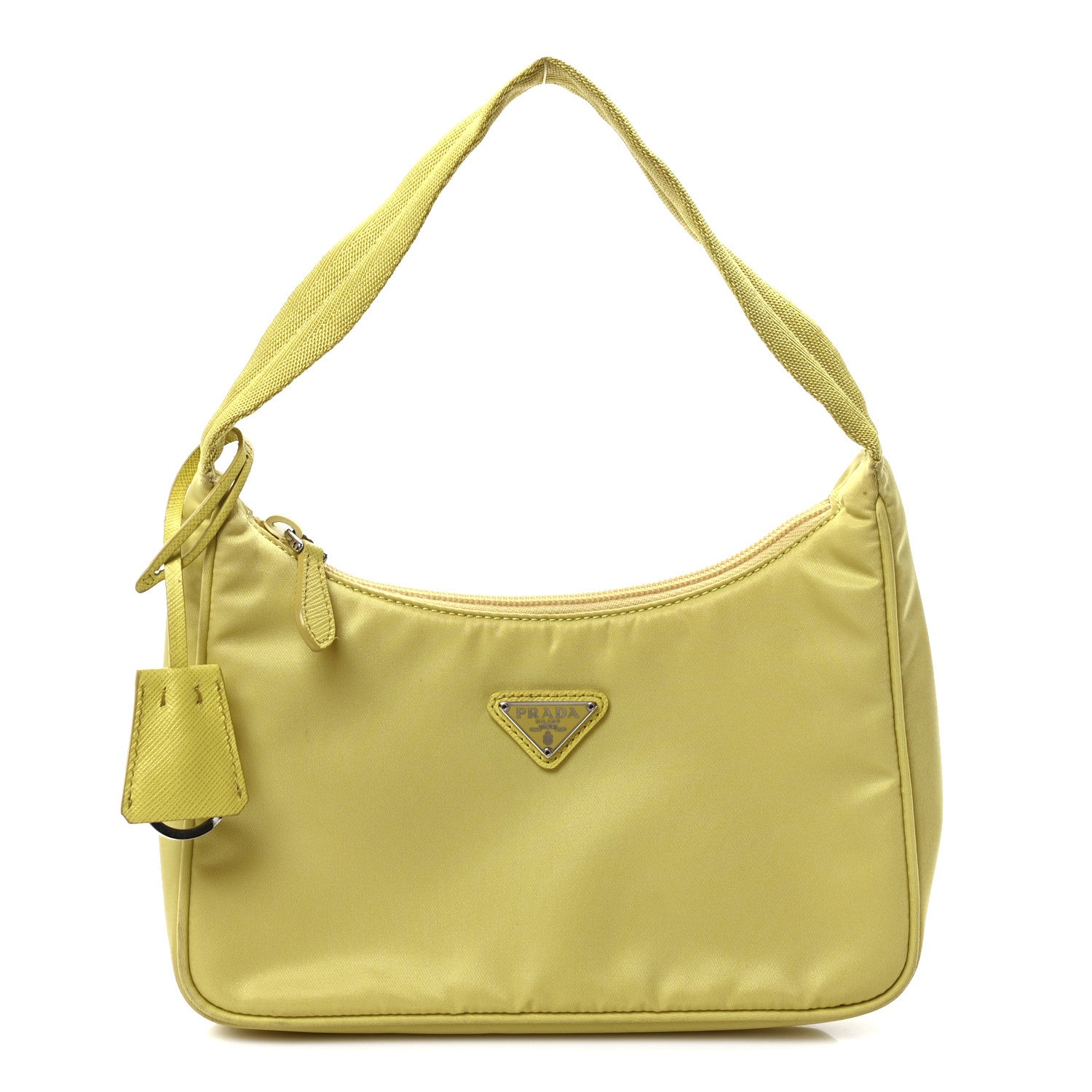 Prada Tessuto Nylon Saffiano Mini Re-Edition 2000 Bag Ananas 1 of 9