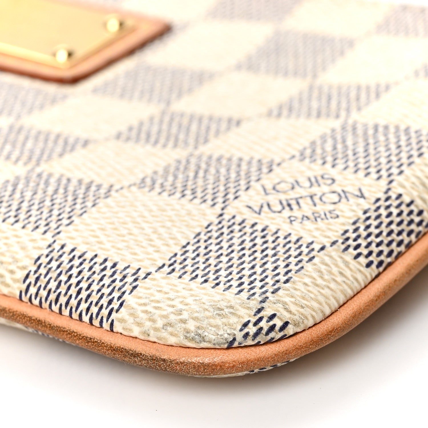 Louis Vuitton Damier Azur Pochette Milla MM 9 of 13