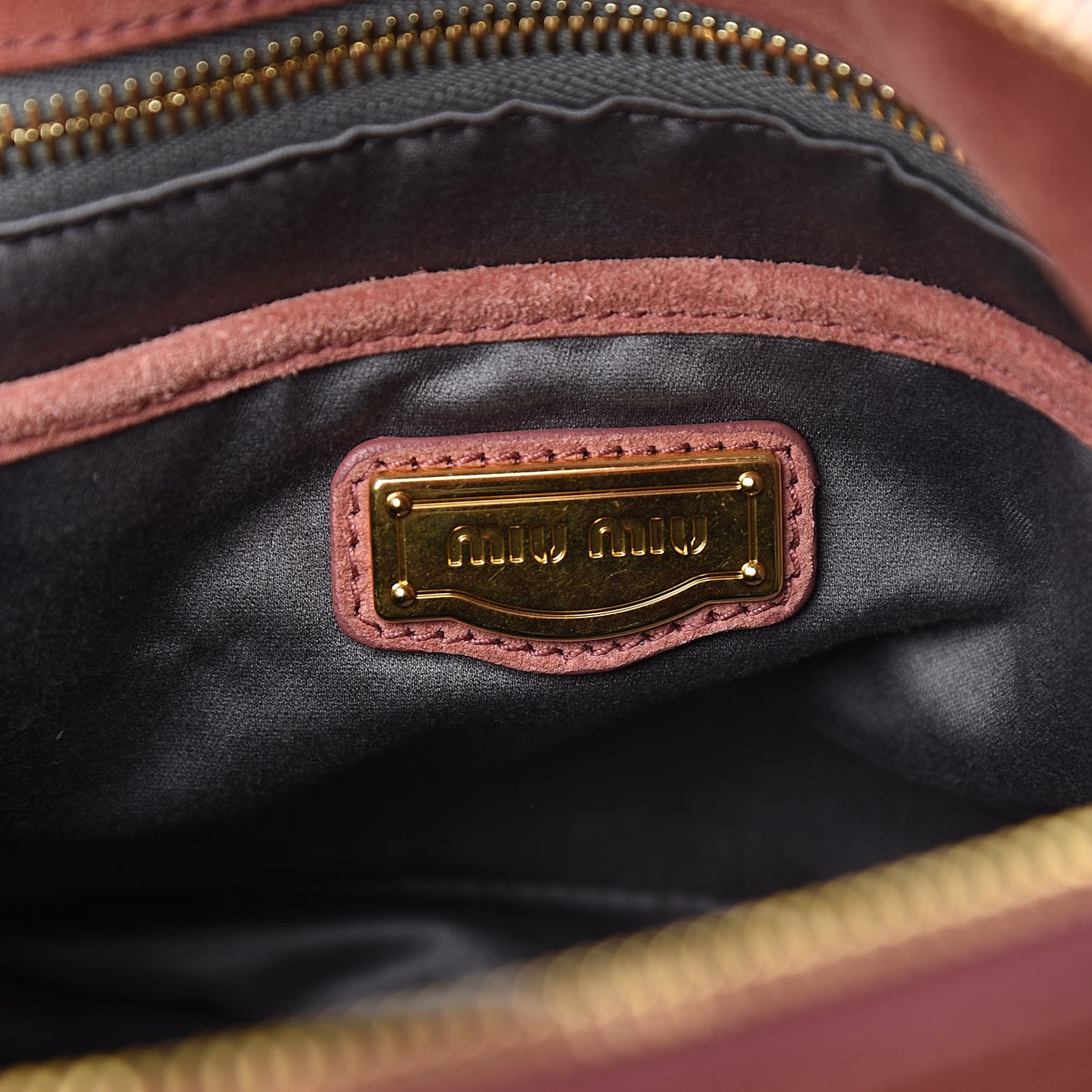 Suede Lux Small Bow Bag Antico