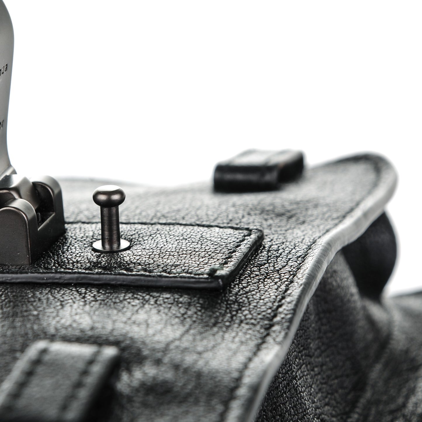Lambskin Tiny PS1 Satchel Black