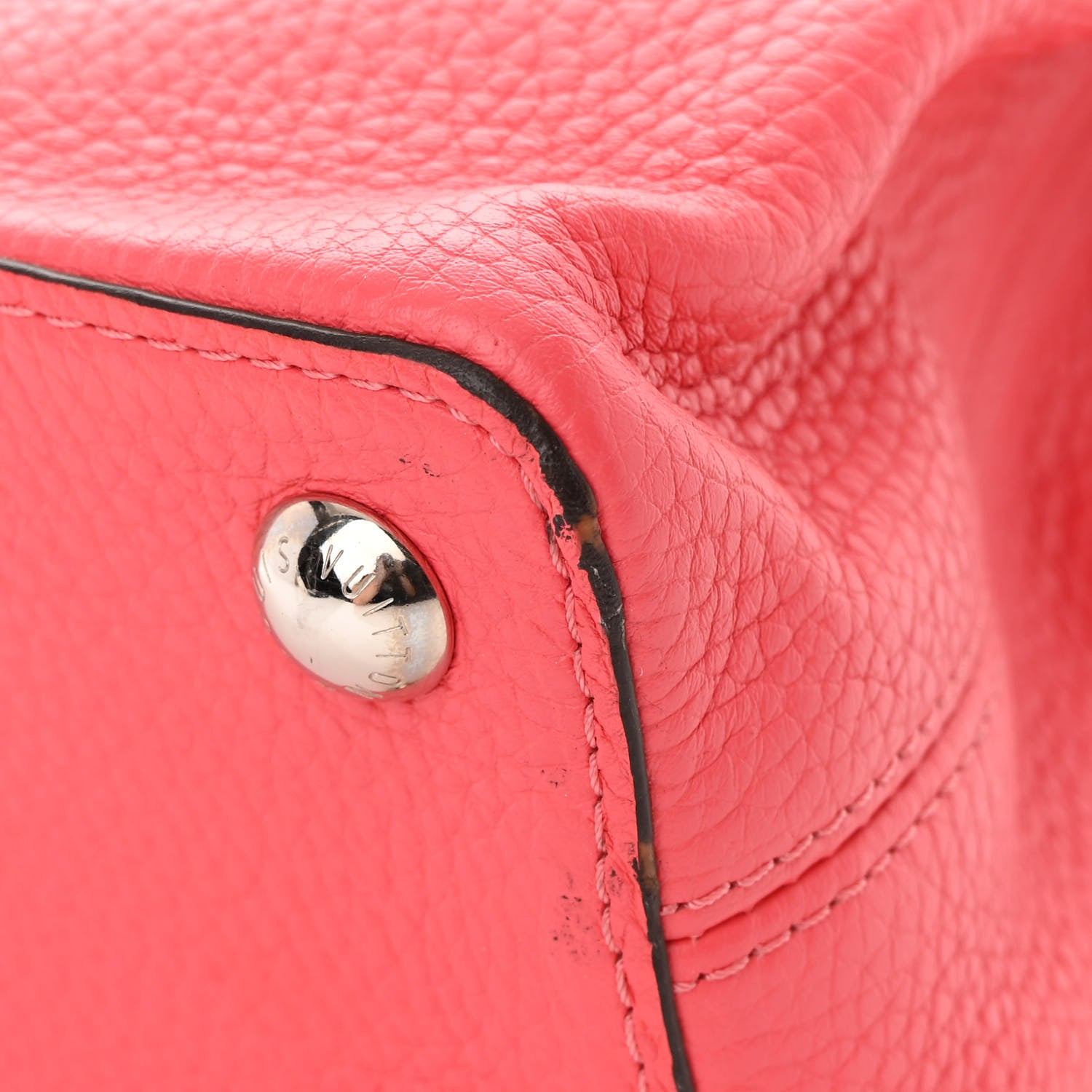 Louis Vuitton Taurillon Capucines BB Rose Litchi 14 of 17