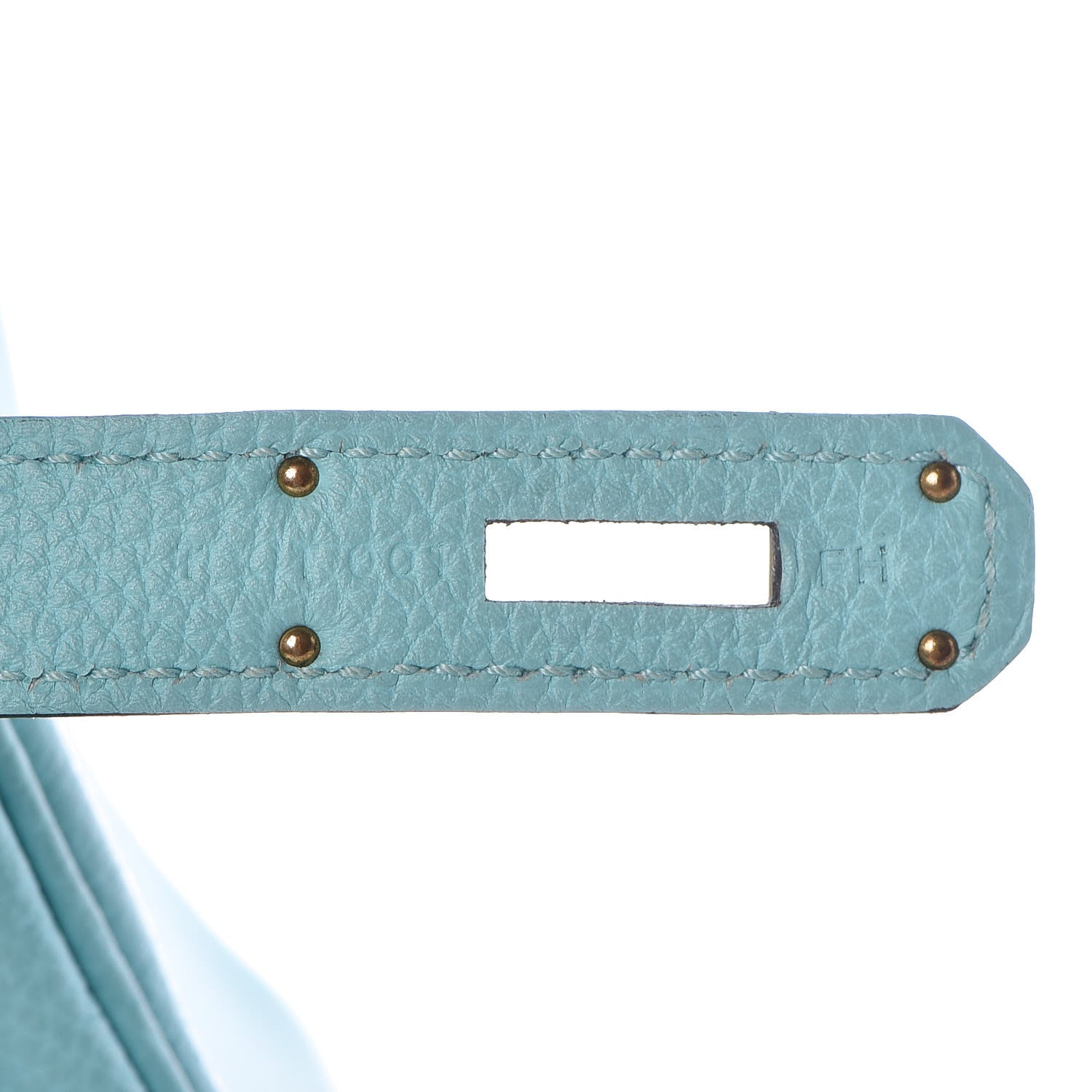 Hermes Togo Kelly Retourne 32 Bleu Atoll 8 of 33