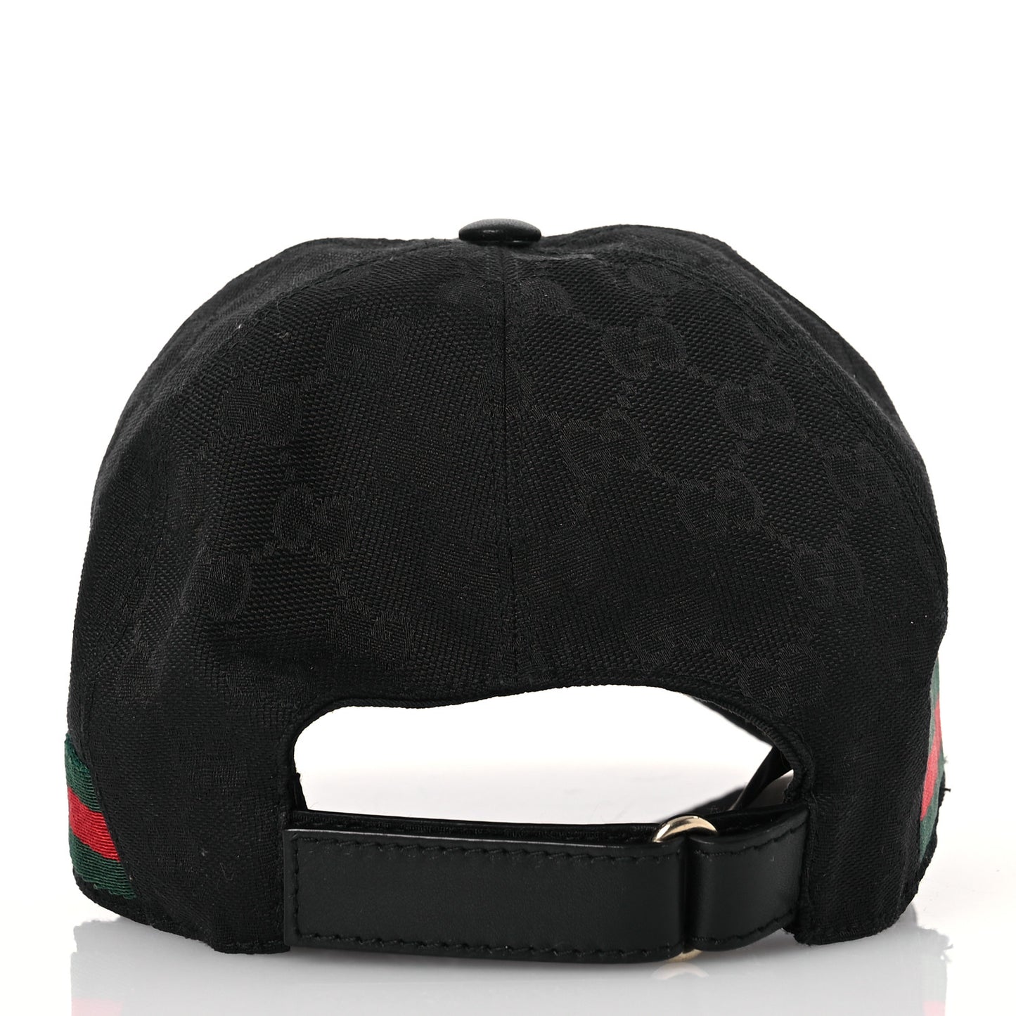 Monogram Web Baseball Hat XS Black