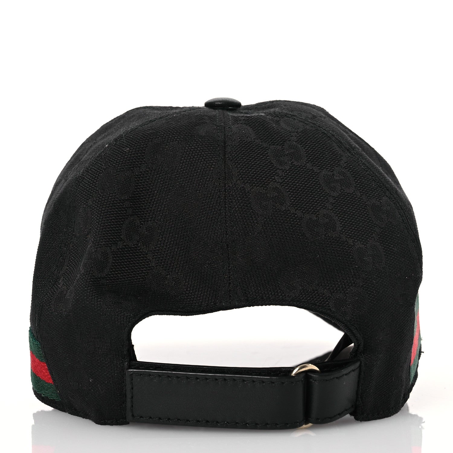 Gucci Monogram Web Baseball Hat XS Black 5 of 11