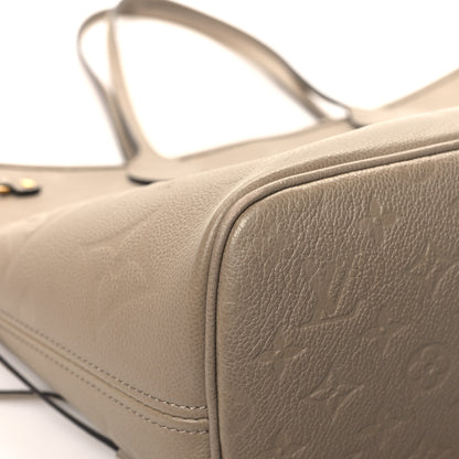 Louis Vuitton Empreinte Monogram Giant Neverfull MM Tourterelle 10 of 17
