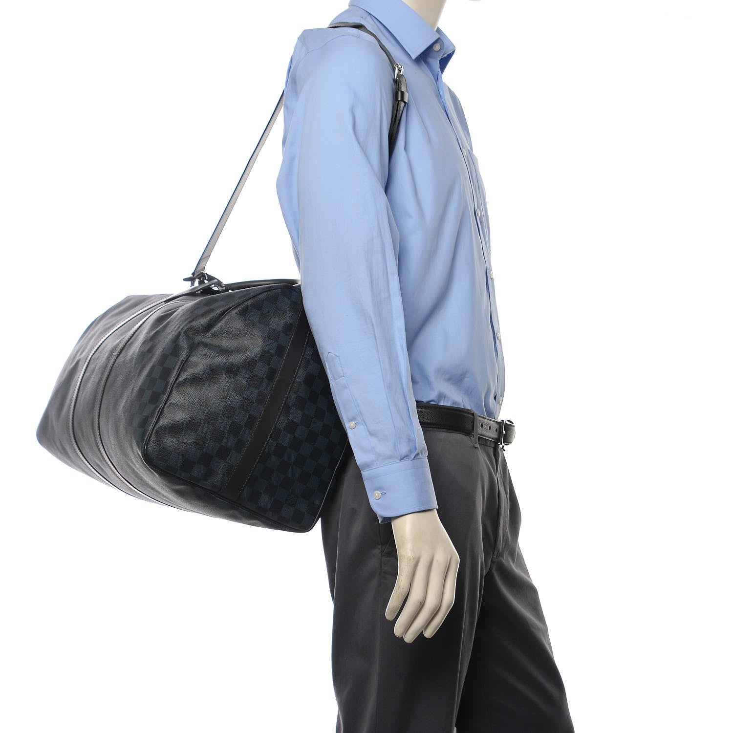 Louis Vuitton Damier Cobalt Keepall Bandouliere 55 2 of 14