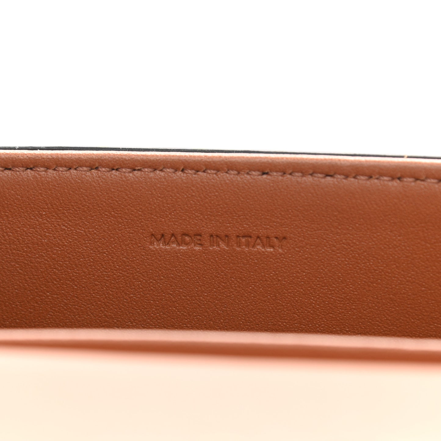 Canvas Calfskin Triomphe Shoulder Bag Tan