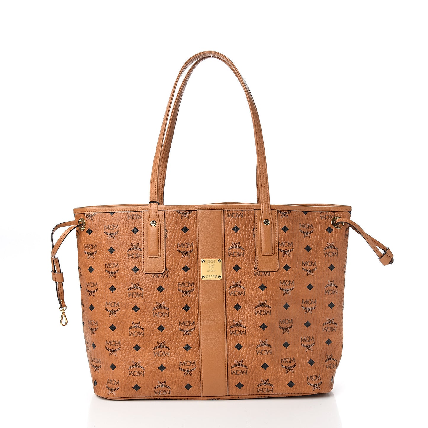 Visetos Medium Liz Reversible Shopper Tote Cognac