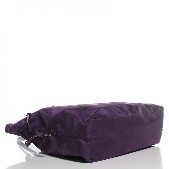 Nylon Fiocco Bow Tote Viola
