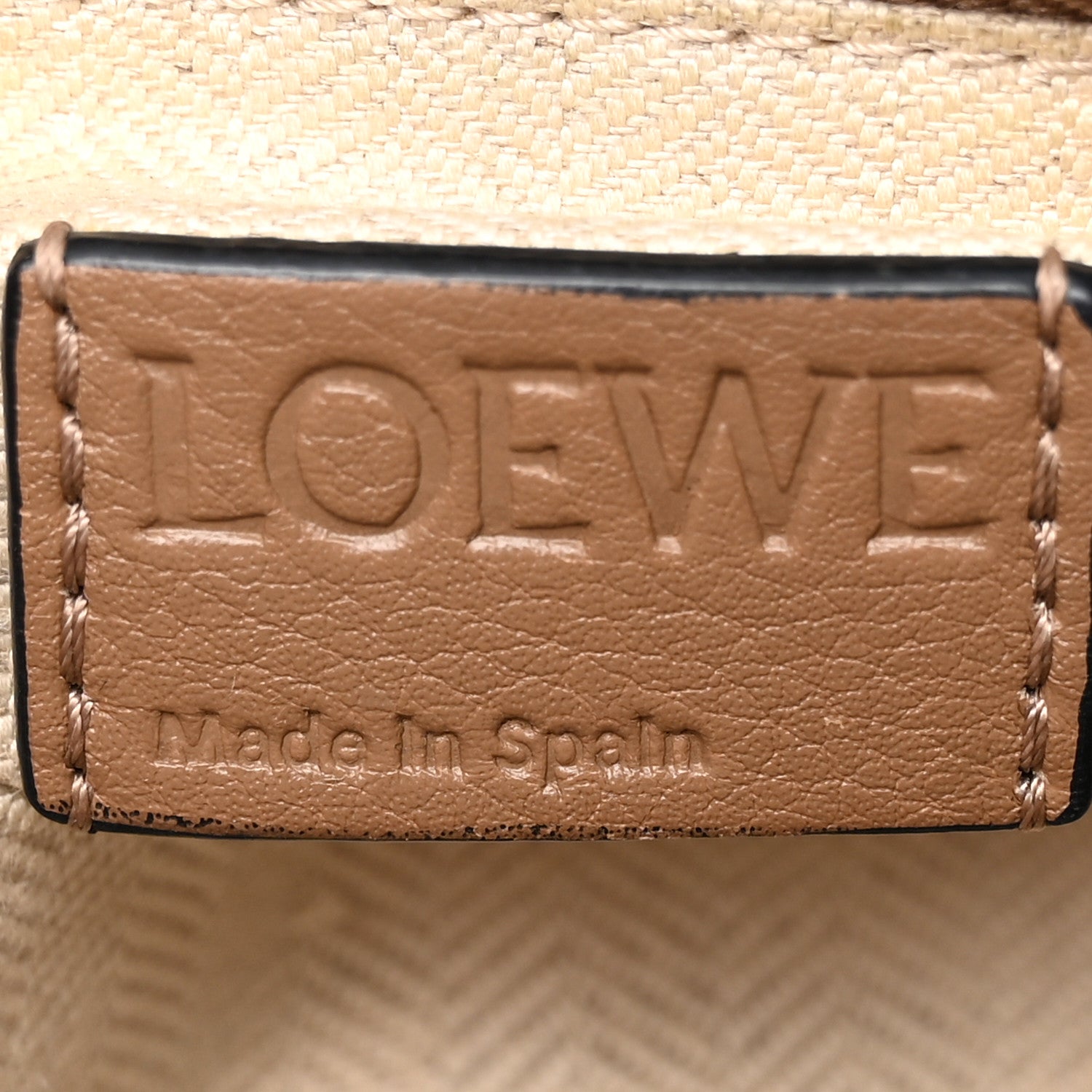 Loewe Calfskin Small Puzzle Bag Mink Coral Black 6 of 20