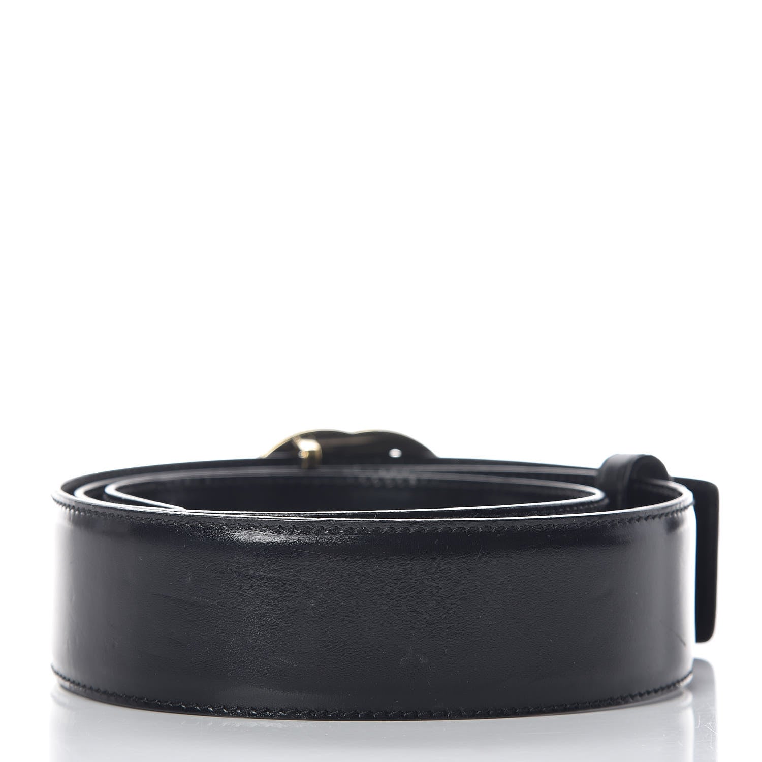 Gucci Calfskin Interlocking G Belt 80 32 Black 3 of 8