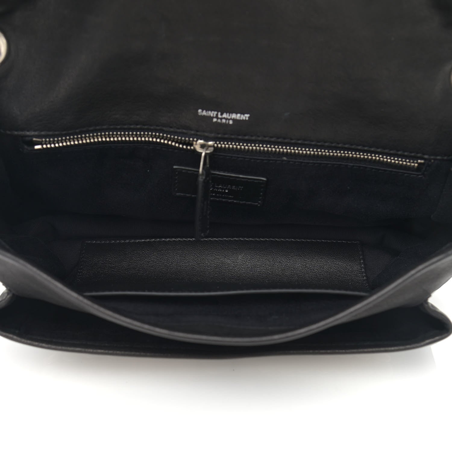 Saint Laurent Calfskin Monogram Armature Medium Niki Chain Satchel Black 5 of 11