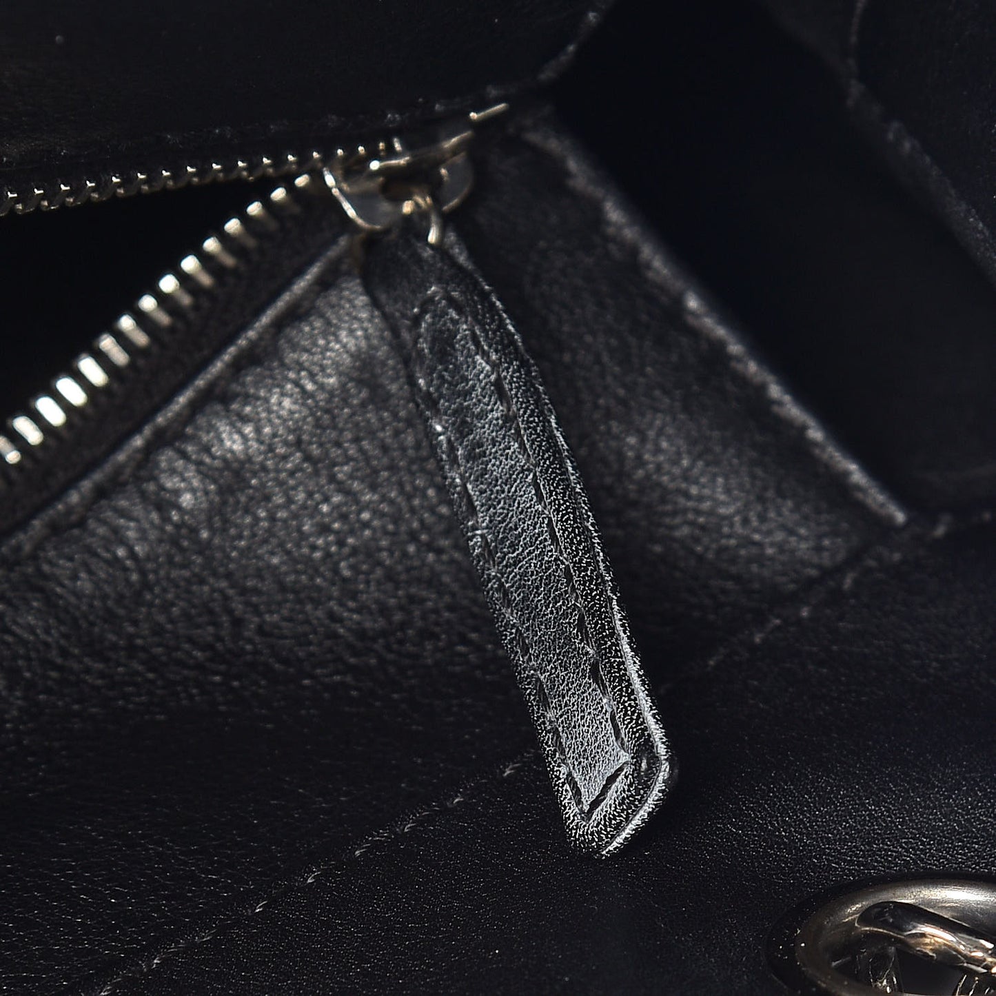 Calfskin Quilted In The Business North South Tote Black