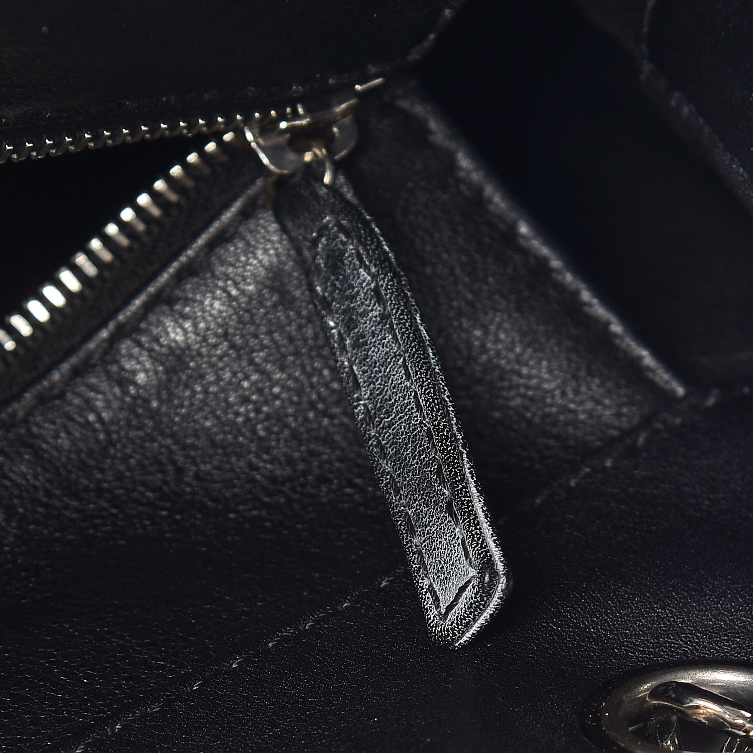 Chanel Calfskin Quilted In The Business North South Tote Black 10 of 15