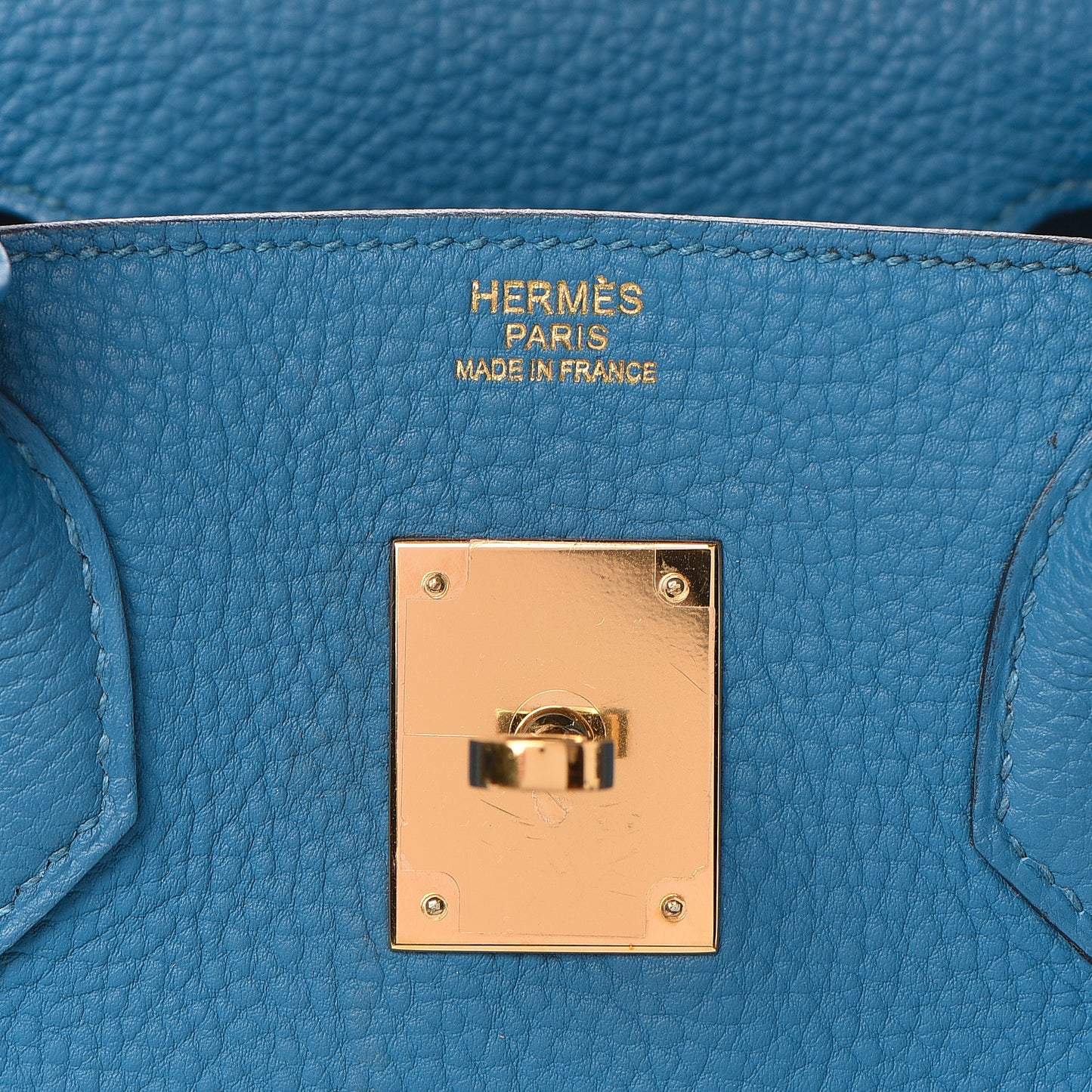 Togo Birkin 30 Bleu De Galice