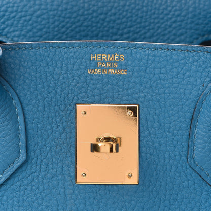 Hermes Togo Birkin 30 Bleu De Galice 33 of 43