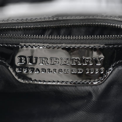 Burberry Patent Quilted Studded Brooke Hobo Black 6 of 20