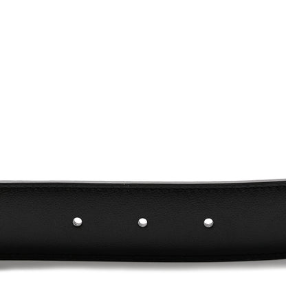Hermes Box Togo 32mm Belt Strap 100 40 Black Chocolate 3 of 9