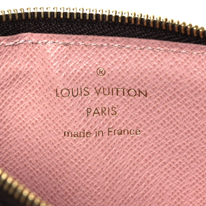 Louis Vuitton Damier Ebene Recto Verso Card Holder Rose Ballerine 6 of 7