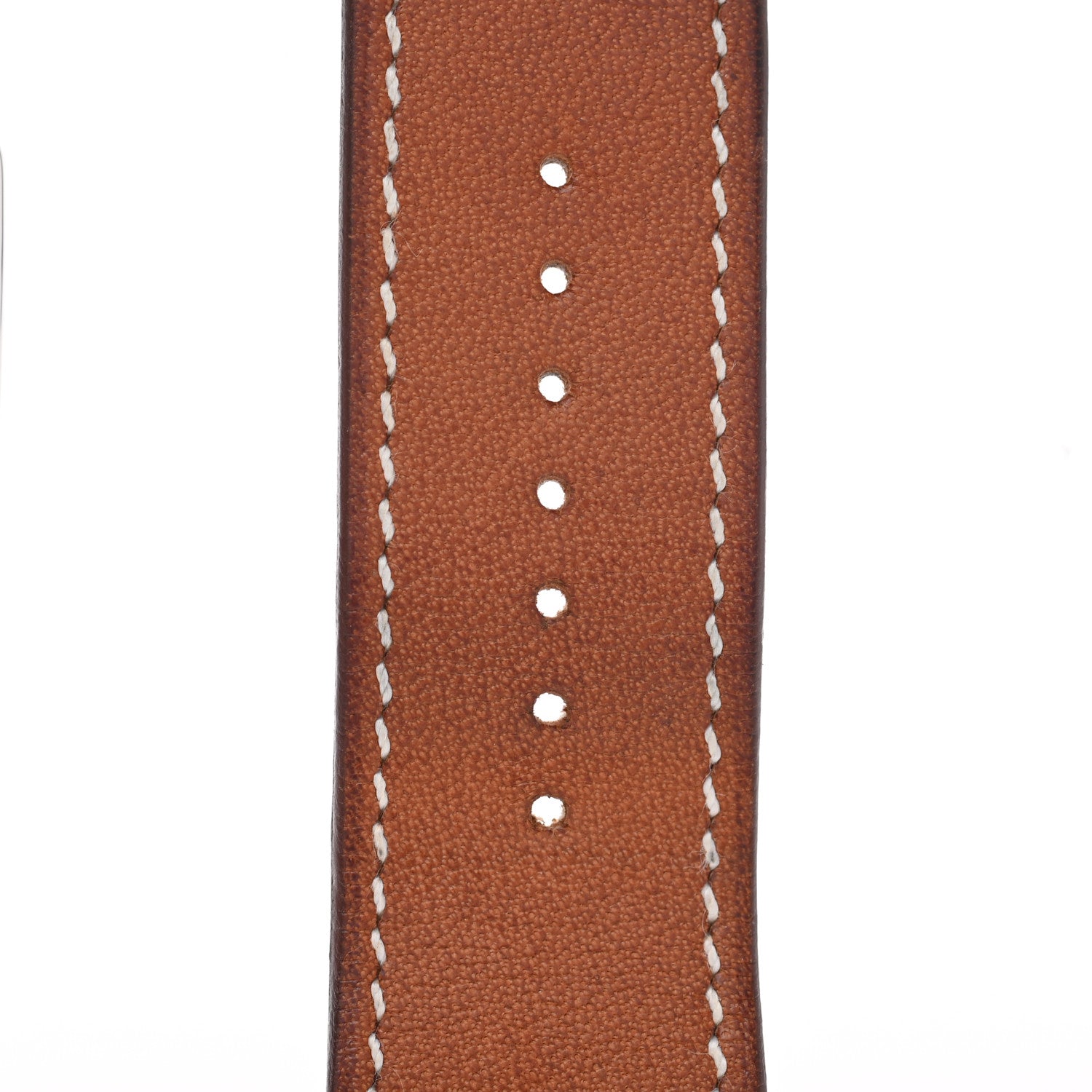 Hermes Barenia 42mm Apple Watch Single Tour Band Fauve 5 of 6