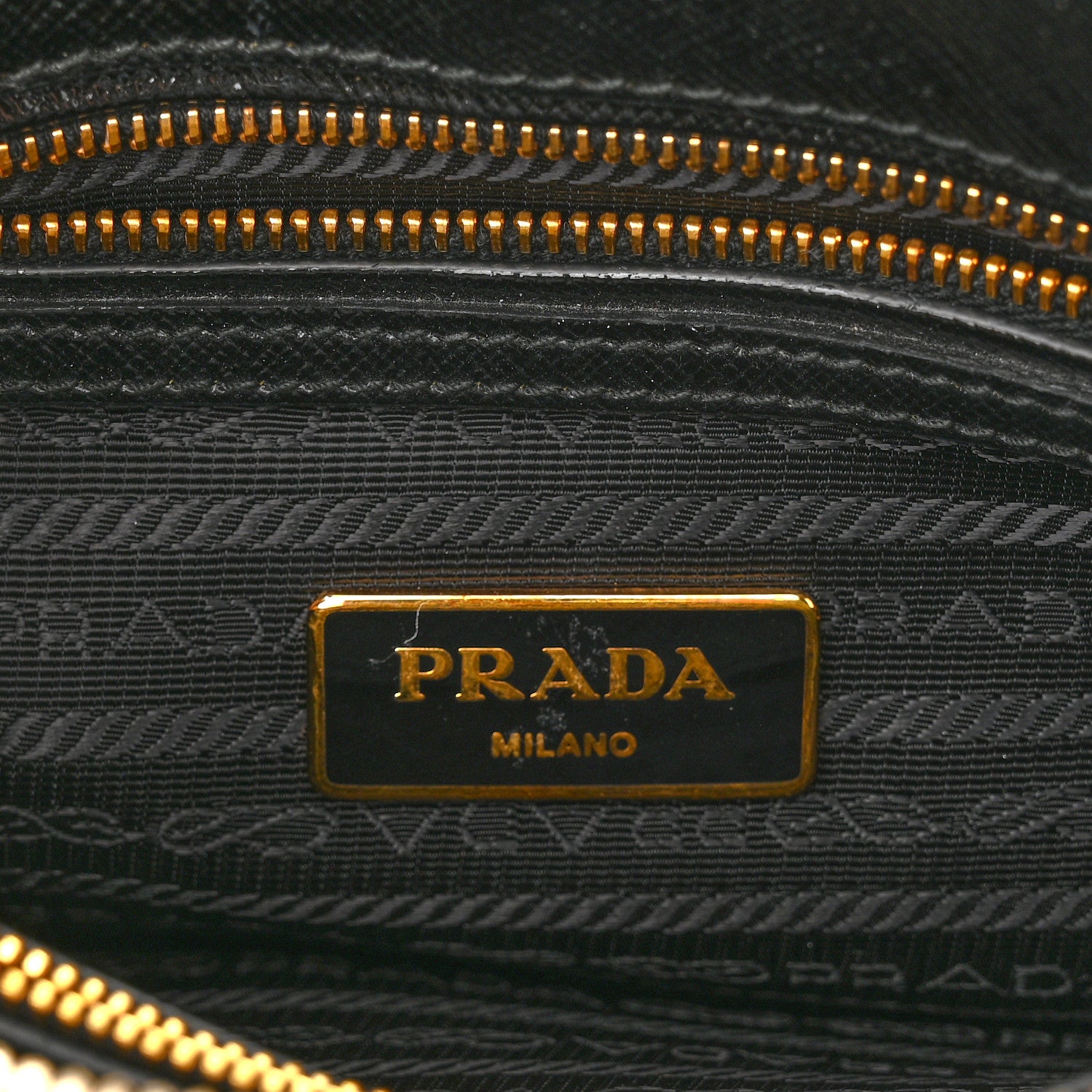 Prada Saffiano Vernice Mini Promenade Tote Black 5 of 8