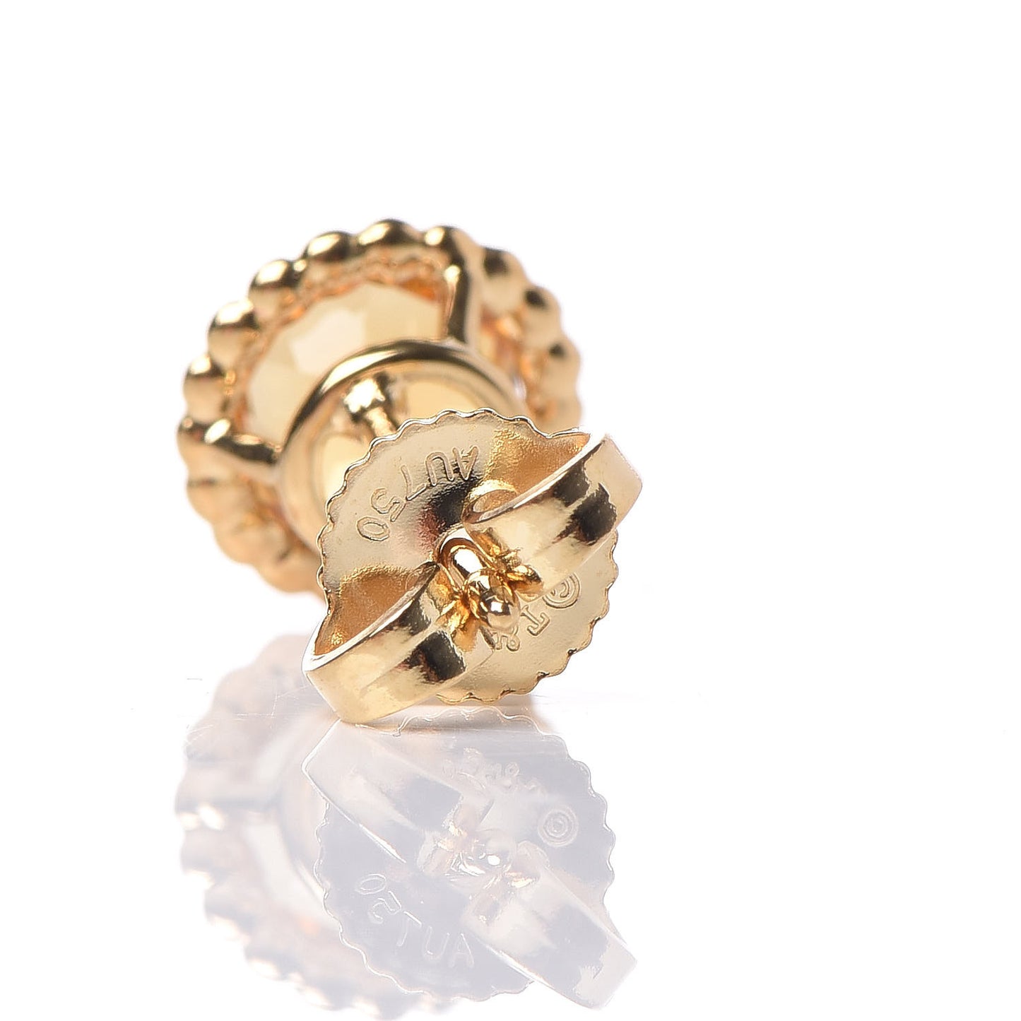 18K Yellow Gold Citrine Round Sparklers Earrings
