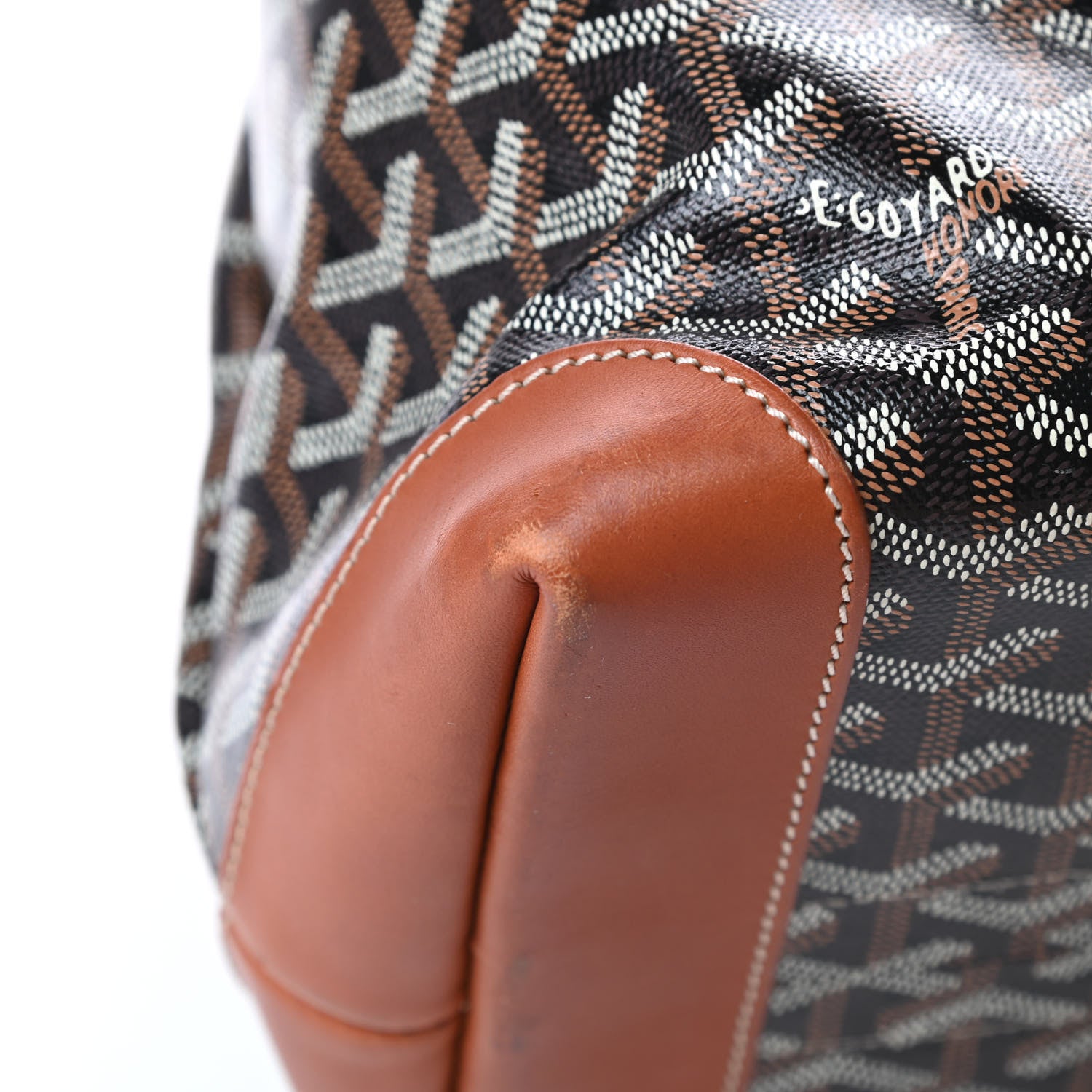Goyard Goyardine Bellechasse GM Tote Black Gold 9 of 17