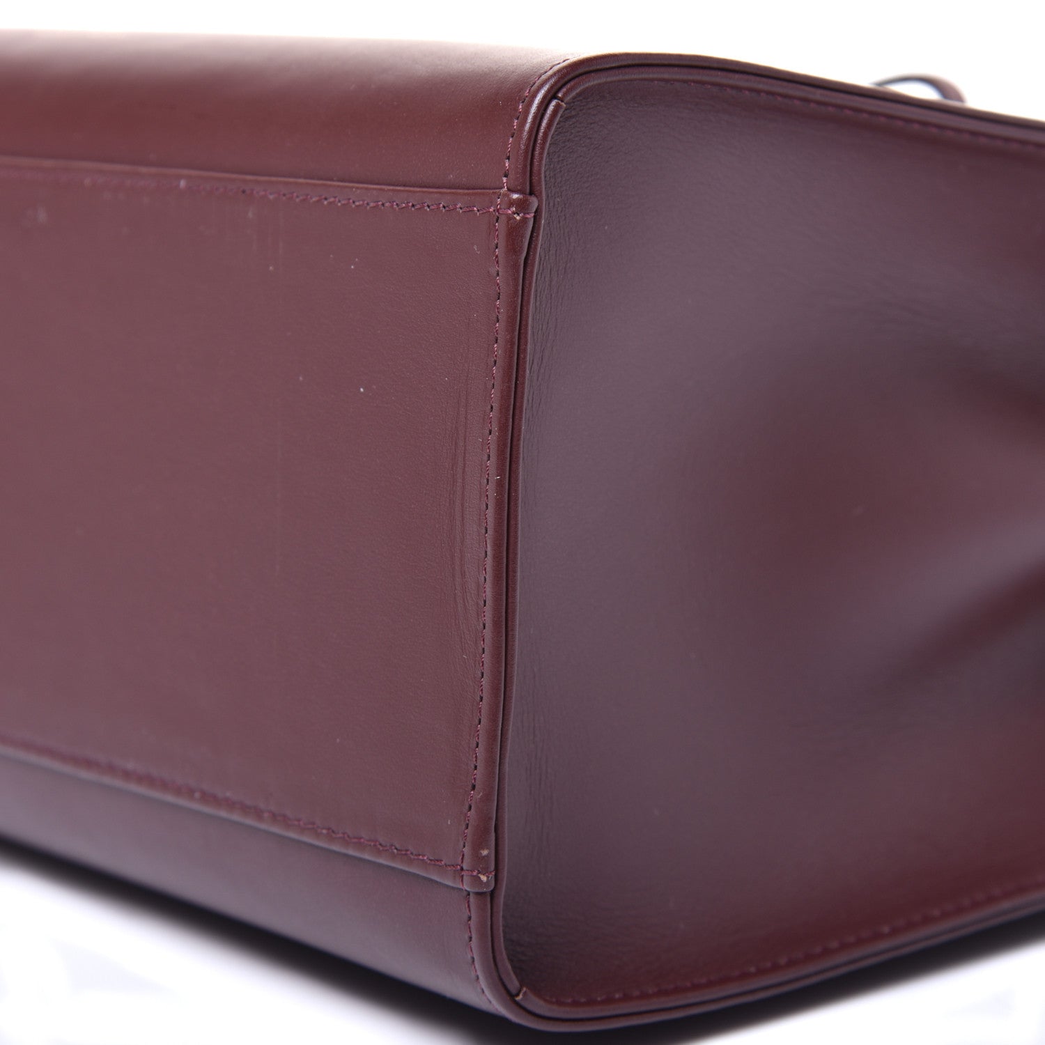Mansur Gavriel Calfskin Mini Sun Bag Burgundy 8 of 8