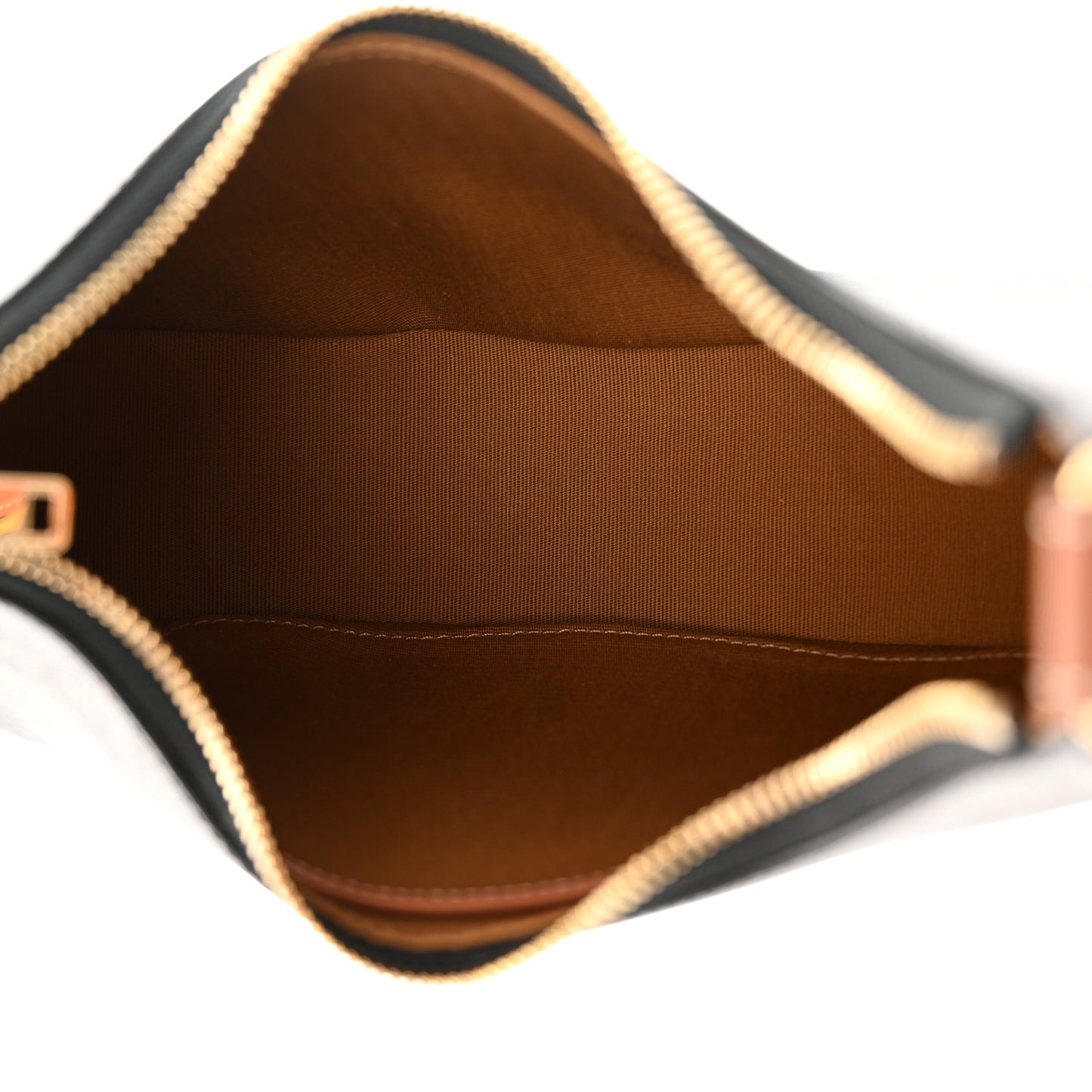 Triomphe Canvas Calfskin Ava Shoulder Bag Tan