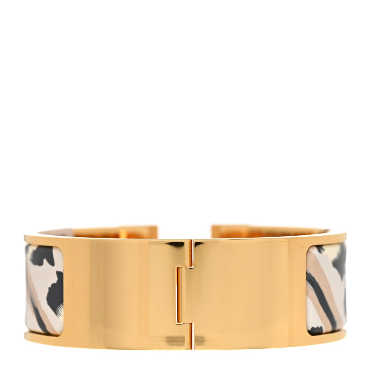 Enamel Printed Wide Clic Clac H Bracelet GM Lumiere