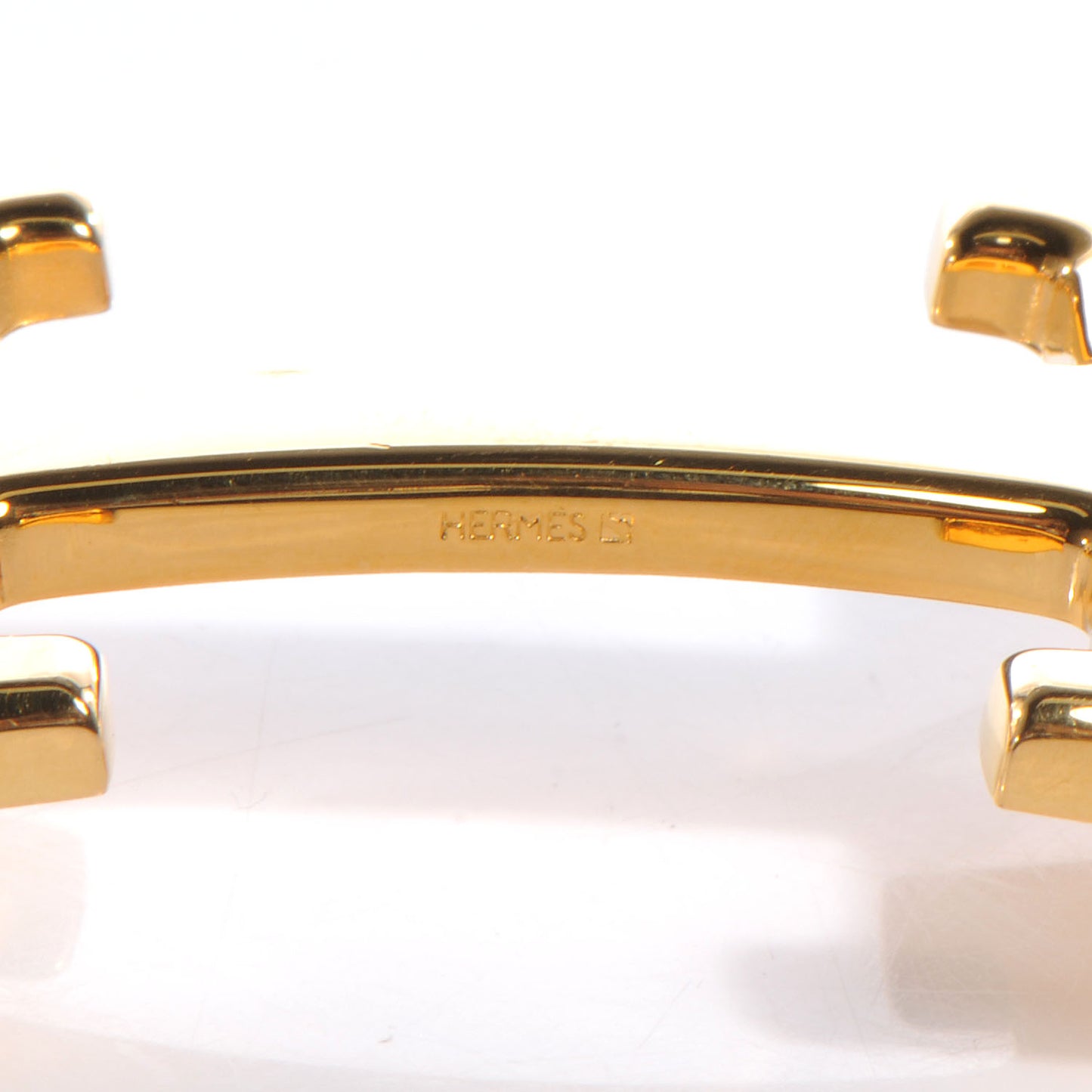 32mm H Belt Buckle Gold