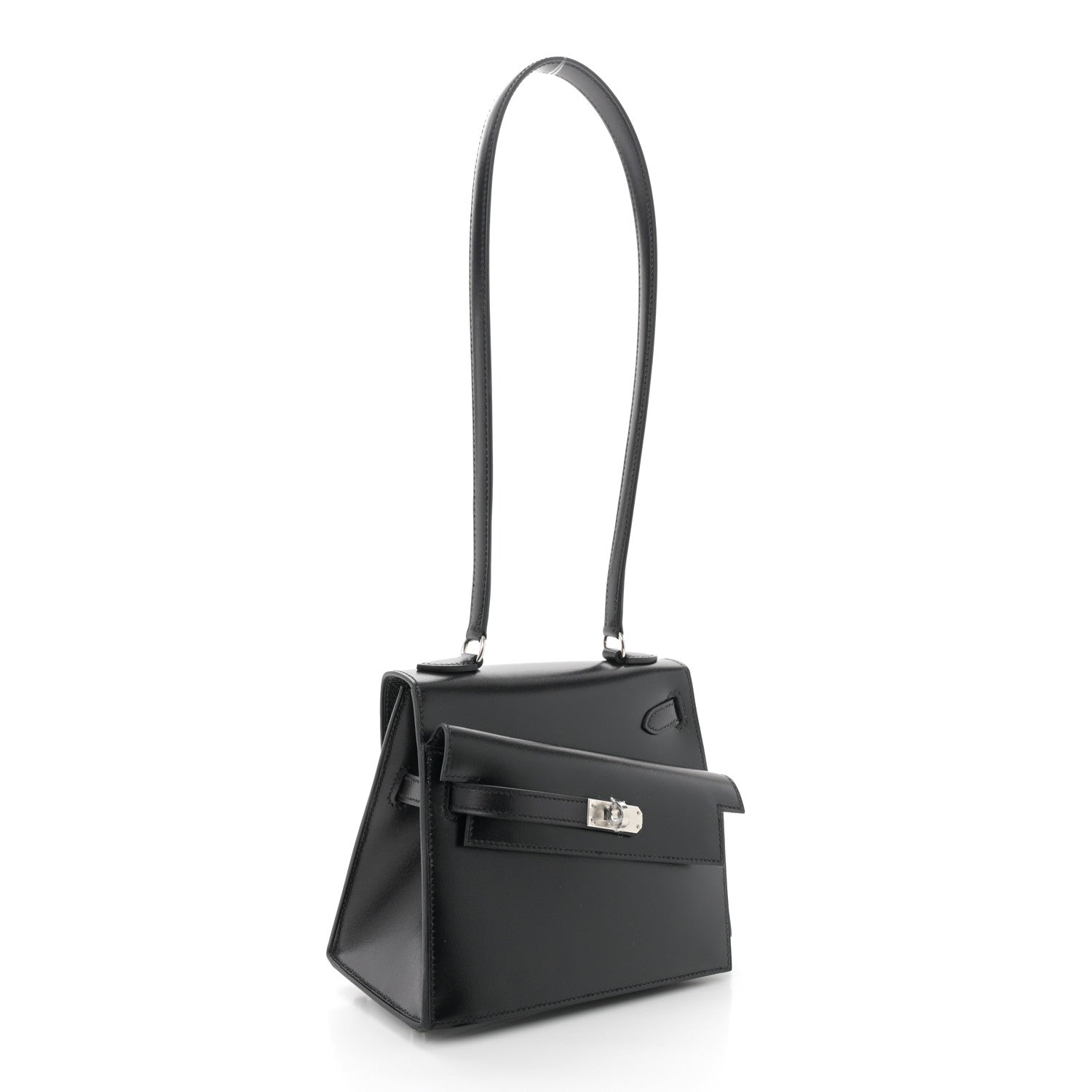 Hermes Box Kelly En Desordre Sellier 20 Black 3 of 12