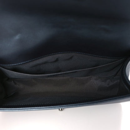 Chanel Calfskin Crystal Quilted Medium Boy Flap Charcoal 5 of 11