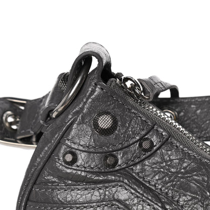 Balenciaga Agneau Arena Le Cagole Shoulder Bag XS Dark Grey 15 of 19