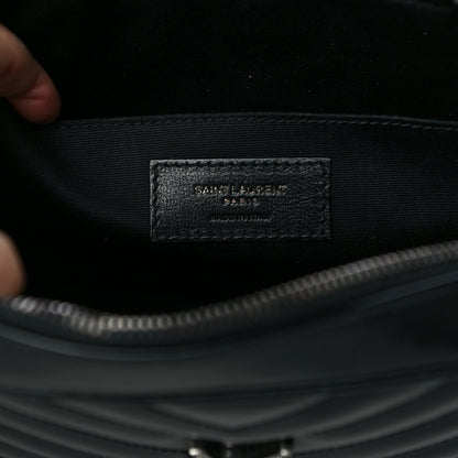 Saint Laurent Calfskin Matelasse Monogram Lou Camera Bag Black 6 of 10