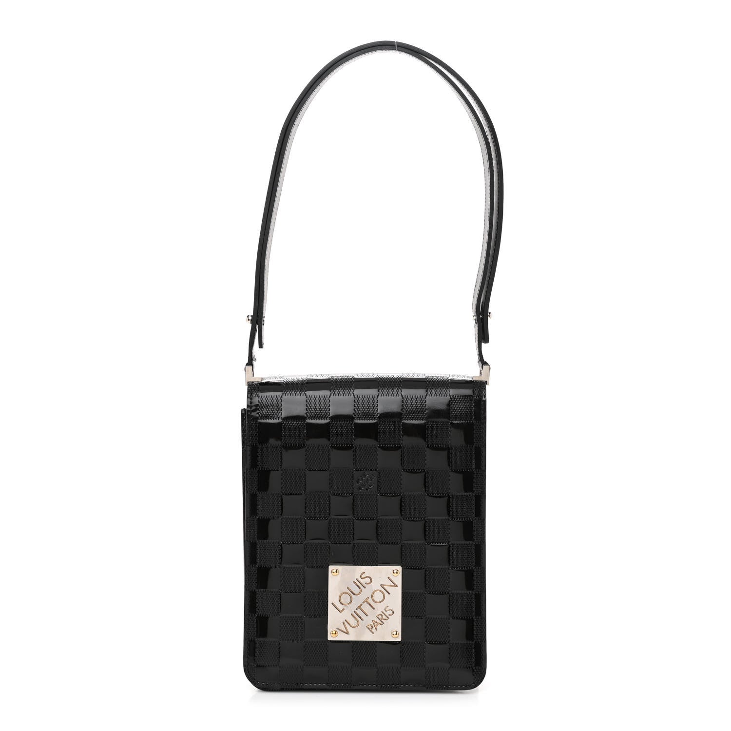 Louis Vuitton Damier Vernis Club Bag Black 1 of 8