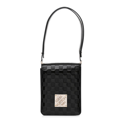 Louis Vuitton Damier Vernis Club Bag Black 1 of 8