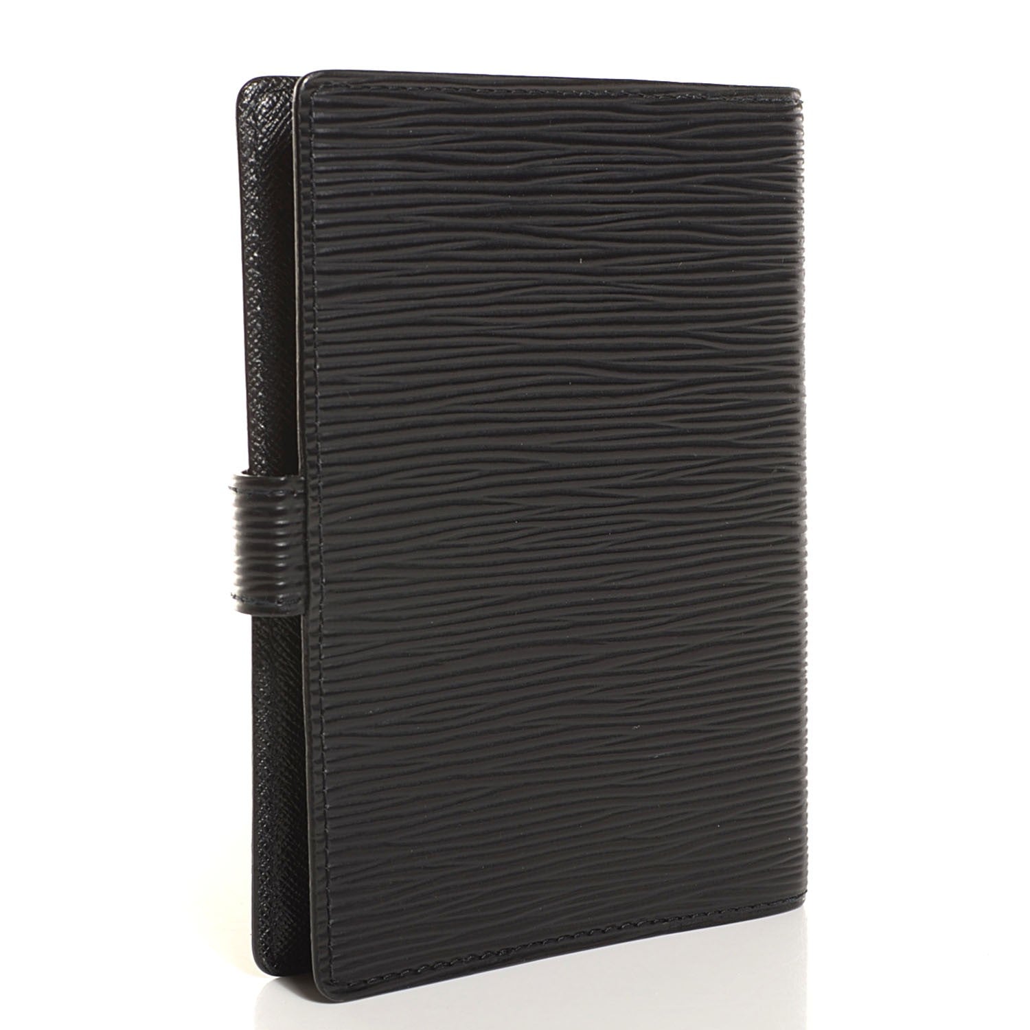 Louis Vuitton Epi Small Ring Agenda Cover Black 3 of 7