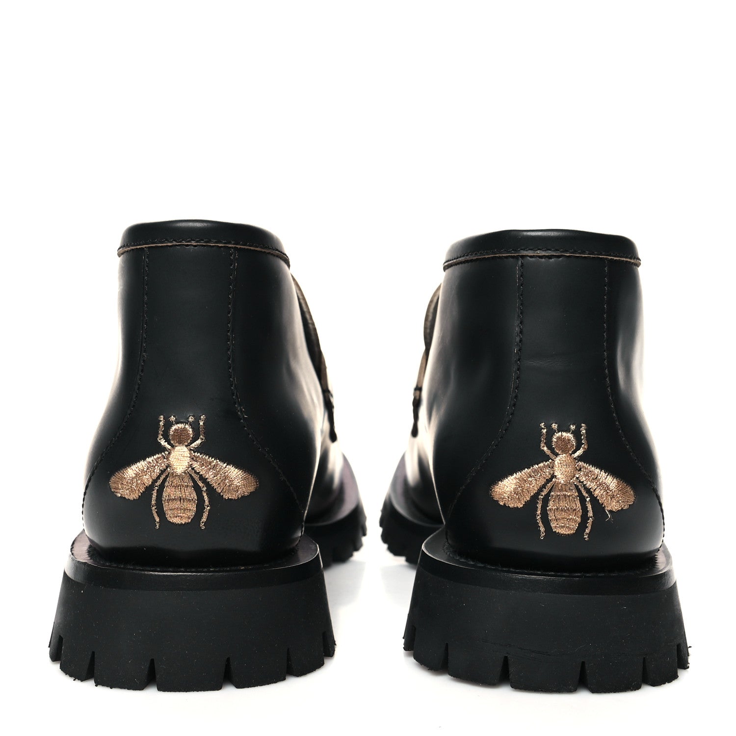 Gucci Cordovan Lux Mens Harald Horsebit Ankle Boots 9 Black 5 of 10