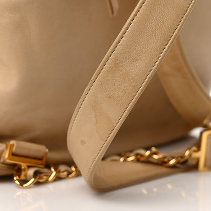Chanel Lambskin Timeless CC Drawstring Backpack Beige 11 of 11