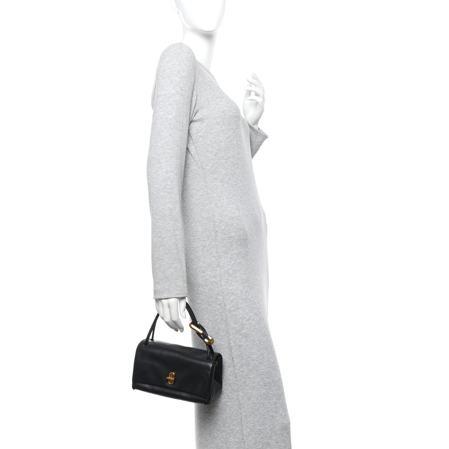 Calfskin Mini The Dual Bag Black